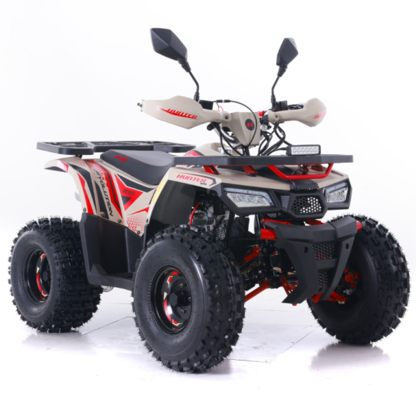 QUAD ASIX 125CM3 HUNTER KOŁA 8 (1 BIEG+1 WSTECZNY) rozruch elektryczny KOLOR PIASKOWY