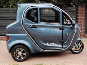MINI SAMOCHÓD SARINI FIBI B 3-kołowy 2500W 72V 58AH KOLOR niebieski