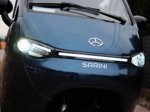 MINI SAMOCHÓD SARINI TITO S 3-kołowy 3000W 58AH KOLOR NIEBIESKO-CZARNY
