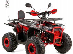 QUAD XTR 125CC DISCOVERY 018/8 PRO KOŁA 8 (1 BIEG +1 WSTECZNY) rozruch elektryczny KOLOR CZARNO-CZERWONY