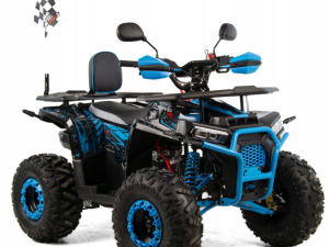 QUAD XTR 125CC DISCOVERY 018/8 PRO KOŁA 8 (1 BIEG +1 WSTECZNY) rozruch elektryczny KOLOR CZARNO-NIEBIESKI