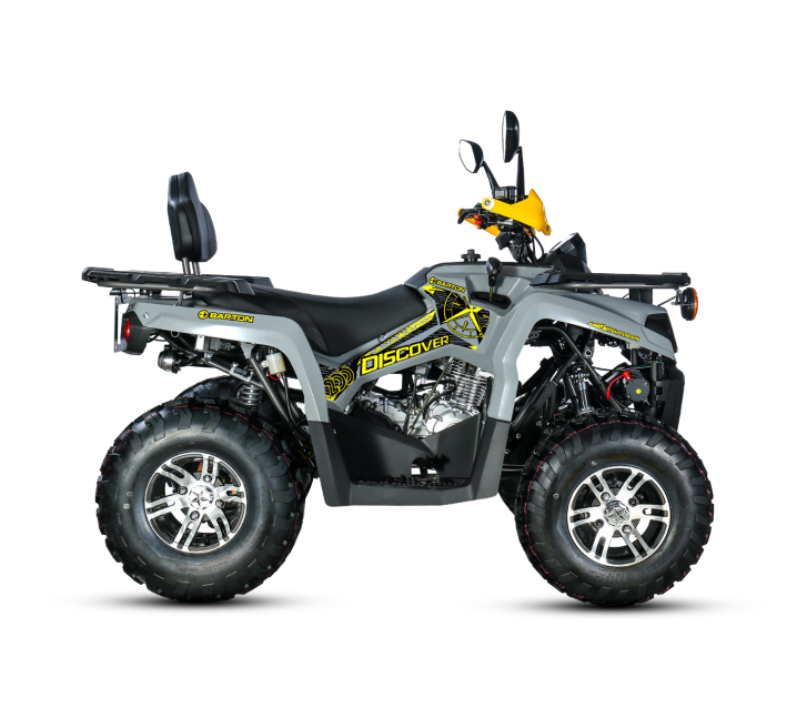 QUAD 200CM3 MIKILON DISCOVER 200 AUTOMAT rozruch elektryczny do rejestracji, homologacja: T3B FELGI ALUMINIOWE KOLOR SZARY
