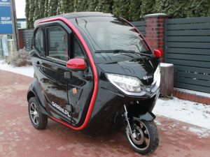 MINI SAMOCHÓD SARINI FIBI S 3-kołowy 3000W 72V 58AH KOLOR CZARNY