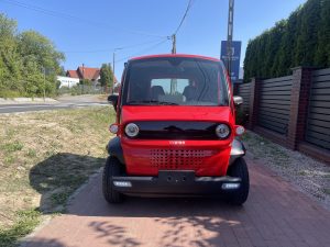 SAMOCHÓD ELEKTRYCZNY SARINI M1 LUQI EV 300 3000W 72V100AH LiMPO4 kolor CZERWONY