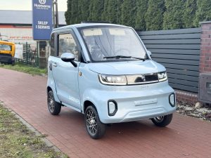 SAMOCHÓD ELEKTRYCZNY SARINI X7 3000W LIFEPO4 72V 105AH 4 KOŁOWY KOLOR NIEBIESKI