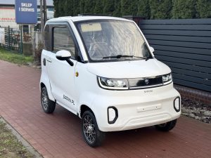 SAMOCHÓD ELEKTRYCZNY SARINI X7 3000W LIFEPO4 72V 105AH 4 KOŁOWY KOLOR BIAŁY