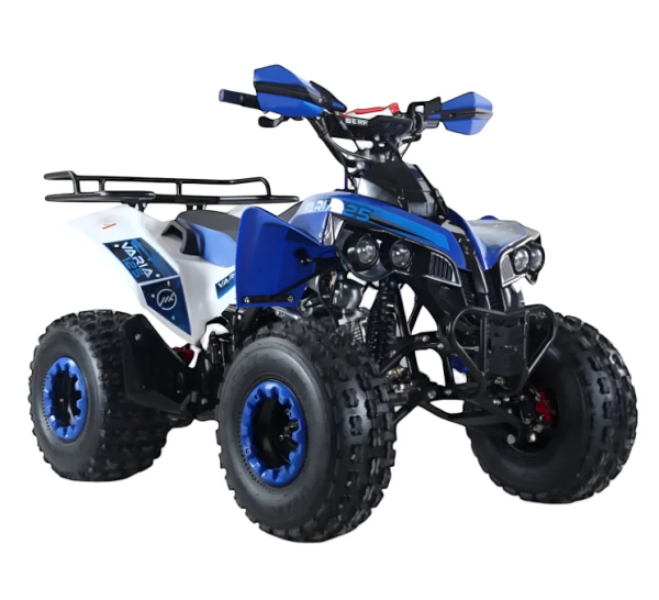 QUAD KXD 125CM3 VARIA BERRETA KOŁA 8 (3 BIEGI+1 WSTECZNY) rozruch elektryczny KOLOR BIAŁO-NIEBIESKI