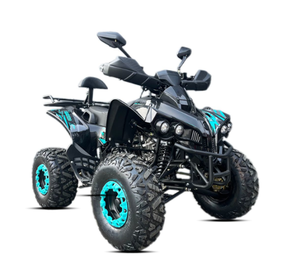 QUAD KXD 125CM3 VARIA 008/8 PRO KOŁA 8 (3 BIEGI+1 WSTECZNY) rozruch elektryczny KOLOR CZARNO-LEMON