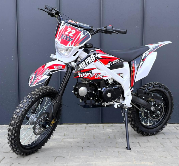 CROSS 125CC KXD 612 PRO KOŁA 17/14 E-START rozruch elektryczny SKRZYNIA MANUALNA KOLOR CZERWONY