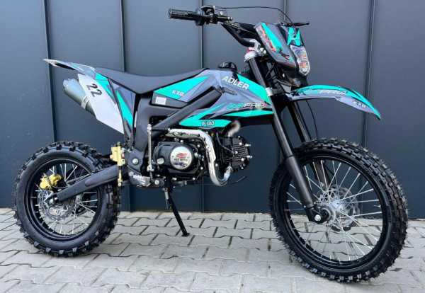 CROSS 140CC KXD 612 KOŁA 17/14 E-START rozruch elektryczny SKRZYNIA MANUALNA KOLOR NIEBIESKI - obrazek 2