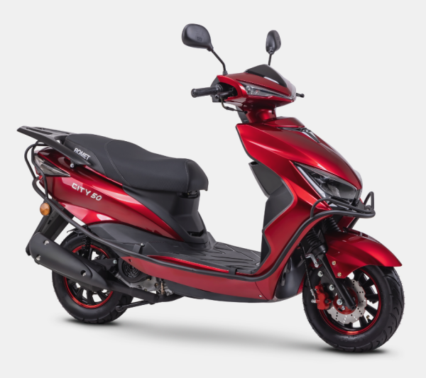 SKUTER 49CC ROMET CITY 50 49CC 2024 KOLOR CZERWONY