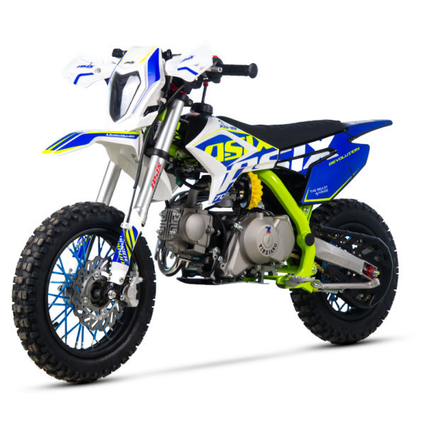 CROSS 70CM3 ASIX XB18 KOŁA 12/10 E-START rozruch elektryczny SKRZYNIA AUTOMATYCZNA KOLOR NIEBIESKI