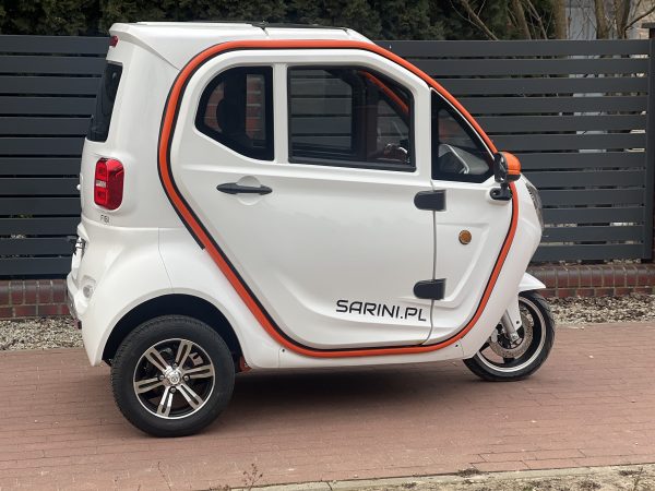 MINI SAMOCHÓD SARINI FIBI  3-kołowy 2500W 72V 58AH KOLOR biały - obrazek 3