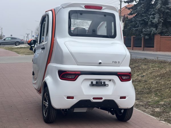 MINI SAMOCHÓD SARINI FIBI B BAGAŻNIK 3-kołowy 2500W 72V 58AH KOLOR biały - obrazek 5