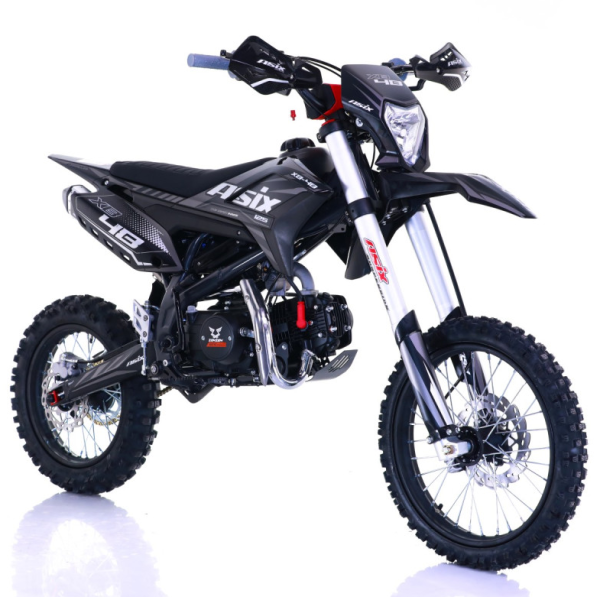 CROSS 125CC ASIX XB-48 125CC KOŁA 17/14 E-START SKRZYNIA MANUALNA rozruch elektryczny KOLOR SZARNY
