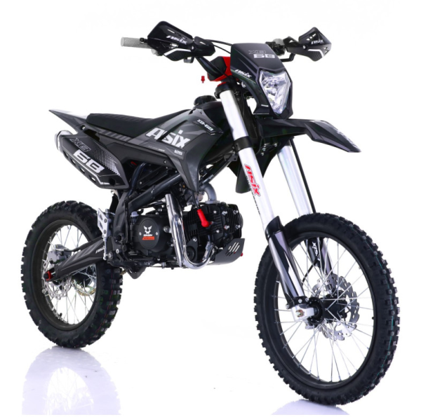 CROSS 125CC ASIX XB-68 125CC KOŁA 19/16 E-START SKRZYNIA MANUALNA rozruch elektryczny KOLOR SZARNY