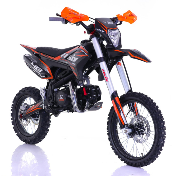 CROSS 125CC ASIX XB-48 125CC KOŁA 17/14 E-START SKRZYNIA MANUALNA rozruch elektryczny KOLOR POMARAŃCZOWY
