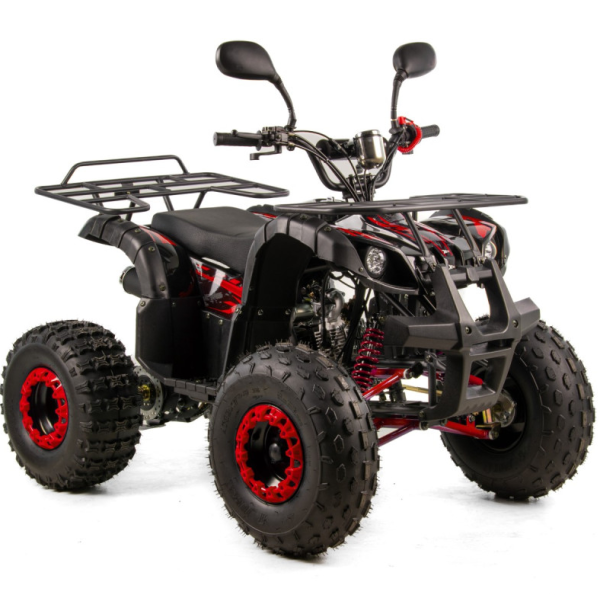 QUAD XTR 125CM3 PHYTON 006/8 KOŁA 8 (3 BIEG+1 WSTECZNY) rozruch elektryczny KOLOR CZARNO-CZERWONY