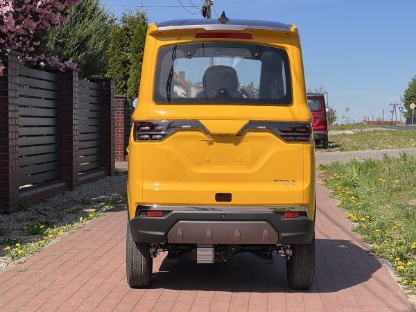MINI SAMOCHÓD SARINI TITO 2 3-kołowy 1500W 58AH KOLOR ŻÓŁTY - obrazek 3