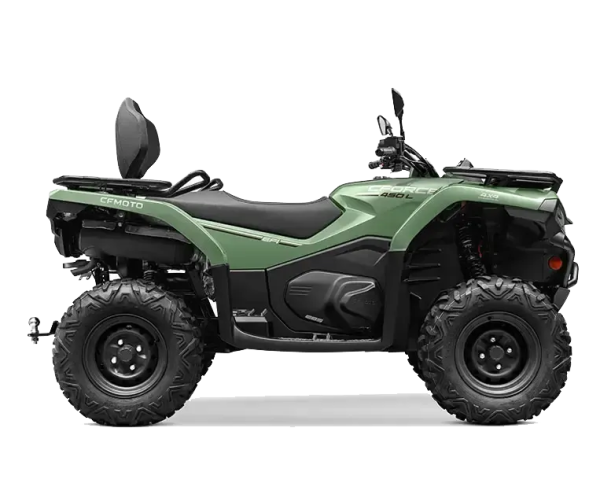 QUAD 400CM3 CF MOTO C-FORCE 450 L do rejestracji, homologacja: T3B KOLOR ZIELONY HOMOLOGACJA DROGOWA