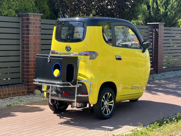 MINI SAMOCHÓD SARINI TITO H HYBRYDOWY 3-kołowy 2000W 65AH KOLOR ŻÓŁTO-CZARNY