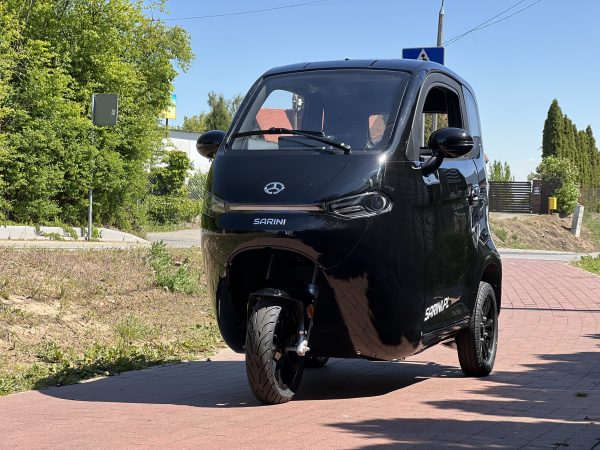 MINI SAMOCHÓD SARINI TITO H HYBRYDOWY 3-kołowy 2000W 65AH KOLOR CZARNY