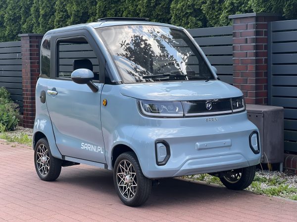 SAMOCHÓD ELEKTRYCZNY SARINI X7 H 3000W LIFEPO4 72V 58AH 4 KOŁOWY KOLOR NIEBIESKI HYBRYDA - obrazek 5