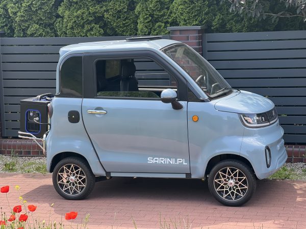 SAMOCHÓD ELEKTRYCZNY SARINI X7 H 3000W LIFEPO4 72V 58AH 4 KOŁOWY KOLOR NIEBIESKI HYBRYDA - obrazek 6