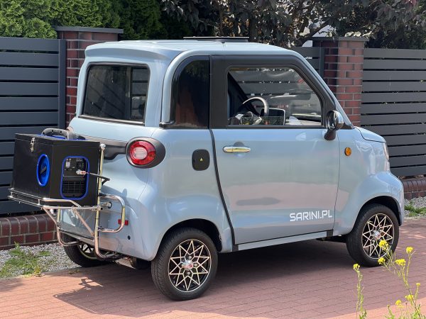 SAMOCHÓD ELEKTRYCZNY SARINI X7 H 3000W LIFEPO4 72V 58AH 4 KOŁOWY KOLOR NIEBIESKI HYBRYDA - obrazek 7