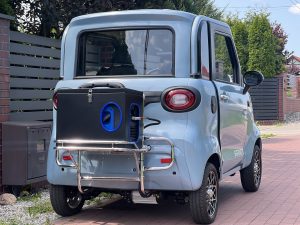 SAMOCHÓD ELEKTRYCZNY SARINI X7 H 3000W LIFEPO4 72V 58AH 4 KOŁOWY KOLOR NIEBIESKI HYBRYDA