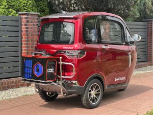 MINI SAMOCHÓD SARINI TITO 2 H Z GENERATOREM 3-kołowy 1500W 58AH KOLOR CZERWONY