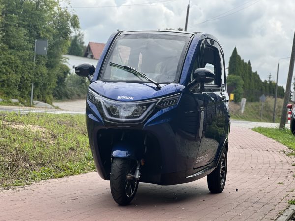MINI SAMOCHÓD SARINI TITO 2 H HYBRYDOWY 3-kołowy 1500W 58AH KOLOR NIEBIESKI