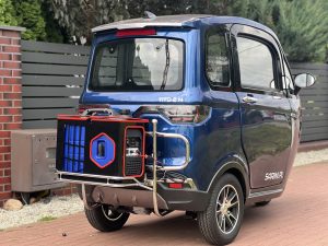 MINI SAMOCHÓD SARINI TITO 2 H Z GENERATOREM 3-kołowy 1500W 58AH KOLOR NIEBIESKI