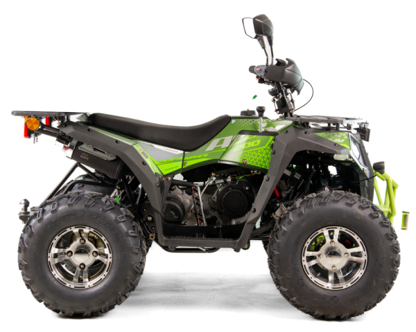 QUAD 176CM3 ASIX MAGNUM 200 AUTOMAT rozruch elektryczny do rejestracji, homologacja: T3B KOLOR ZIELONY felgi aluminiowe LEDBAR