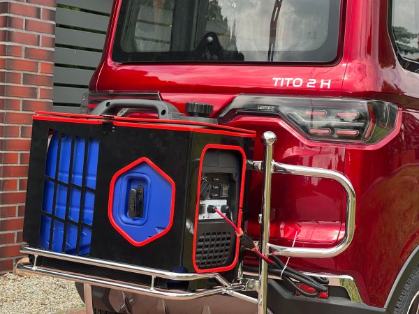 MINI SAMOCHÓD SARINI TITO 2 H+ HYBRYDOWY 3-kołowy 1500W 80AH KOLOR CZERWONY - obrazek 6