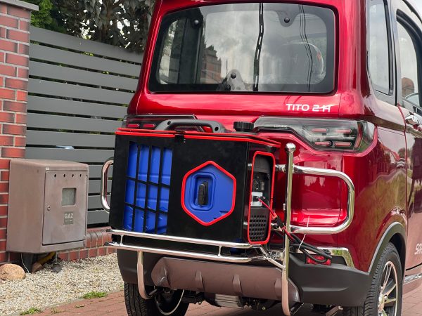 MINI SAMOCHÓD SARINI TITO 2 H+ HYBRYDOWY 3-kołowy 1500W 80AH KOLOR CZERWONY - obrazek 5