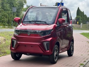 SAMOCHÓD ELEKTRYCZNY SARINI X9 H 3000W  72V 58AH 4 KOŁOWY KOLOR CZERWONY Z GENERATOREM