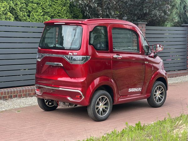 SAMOCHÓD ELEKTRYCZNY SARINI X9 3000W 72V100AH 4 KOŁOWY KOLOR CZERWONY - obrazek 3