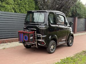 SAMOCHÓD ELEKTRYCZNY SARINI X9 H 3000W  72V 58AH 4 KOŁOWY KOLOR CZARNY HYBRYDA