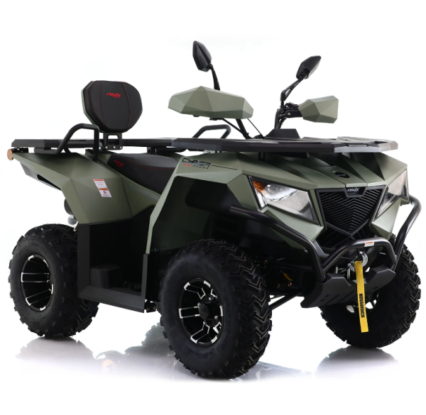 QUAD 224CM3 ASIX CYBER RR AUTOMAT rozruch elektryczny do rejestracji, homologacja: T3B KOLOR ZIELONY