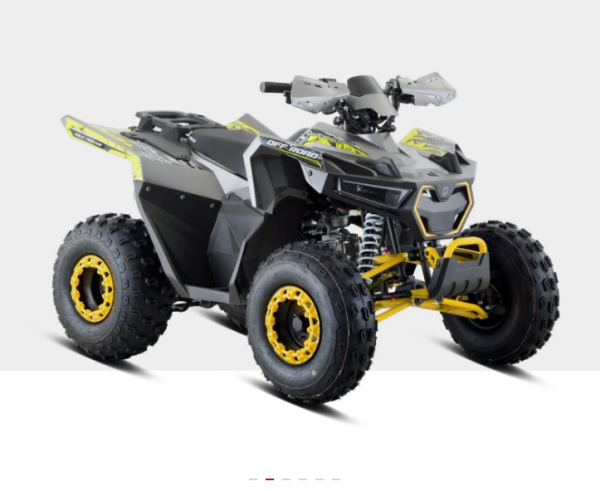 QUAD BARTON 125CM3 TERRAX KOŁA 8 (3 BIEGI +1 WSTECZNY) rozruch elektryczny KOLOR SZARY