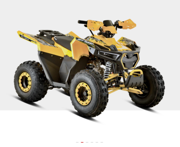 QUAD BARTON 125CM3 TERRAX KOŁA 8 (3 BIEGI +1 WSTECZNY) rozruch elektryczny KOLOR ŻÓŁTY