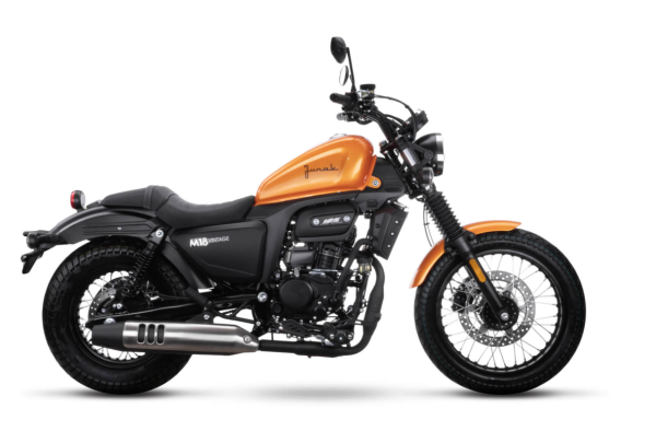 MOTOCYKL 125CM3 JUNAK M18 VINTAGE KOLOR POMARAŃCZOWY