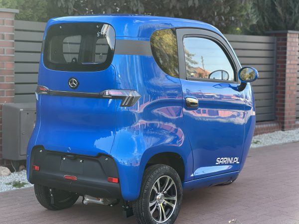 MINI SAMOCHÓD SARINI TITO S 3-kołowy 3000W 58AH KOLOR NIEBIESKI - BLUE SKY - obrazek 4