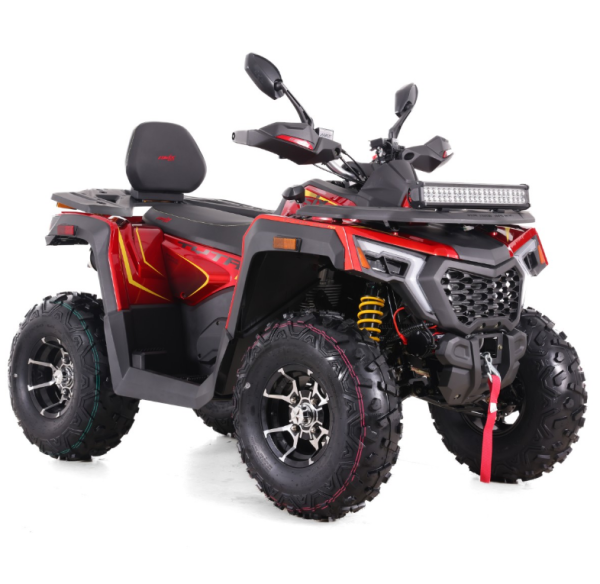 QUAD 196CM3 ASIX TYTAN RR AUTOMAT rozruch elektryczny KOLOR CZERWONY