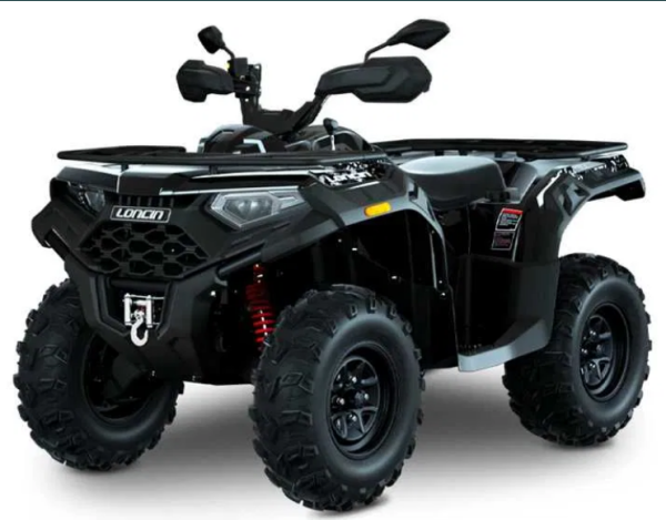 QUAD 550CC LONCIN XWolf 550 SHORT 4X4 do rejestracji, homologacja: T3B KOLOR CZARNY