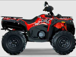 QUAD 550CC LONCIN XWolf 550 SHORT 4X4 do rejestracji, homologacja: T3B KOLOR CZERWONY