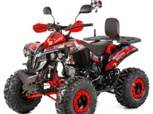 QUAD XTR 125CM3 BOMBARDIER PRO KOŁA 8 ( Auto. 1-biegowa+R) rozruch elektryczny CZERWONY (Kopia)