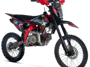 CROSS 125CC ASIX XB-67 140CC KOŁA 19/16 E-START SKRZYNIA MANUALNA rozruch elektryczny KOLOR CZERWONY