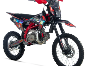 CROSS 125CC ASIX XB-67 125CC KOŁA 19/16 E-START SKRZYNIA MANUALNA rozruch elektryczny KOLOR CZERWONY